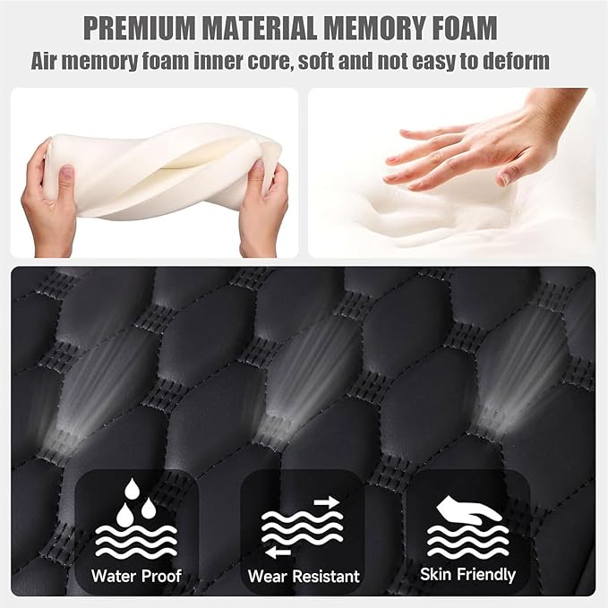 Car Armrest Cushion for Toyota Corolla X E140, E150 2006 2007 2008 2009 2010 2011 2012, Car Center Console Cover Armrest Pad with Cup Holder and Tissue Box, Car Accessories,Orange