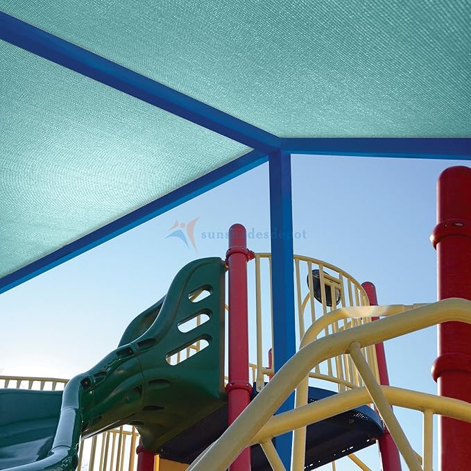 TANG Sun Shade Fabric Roll 8'x70' Shade Cloth for Garden Turquoise Green HDPE Mesh Shading Pergola Cover Replacement Canopy, 95% Blockage Sunshades for Outdoor Patio Backyard Plant