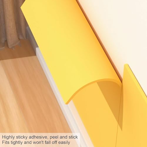 Self-Adhesive Rubber Foam Wall Protectors for Garage & Gym, 39.3x39.3in, Heavy-Duty Grey Shield, Impact Resistance for Enhanced Protection & Wall Safety