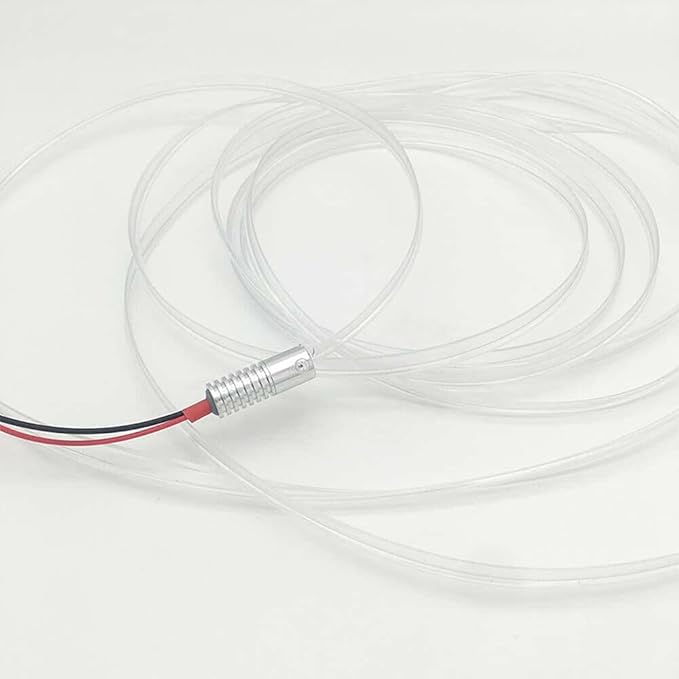 3m/9.8ft 5m/16ft Car Home LED Strip Ambient Light 2mm Plastic Optic Fiber Cable Skirt Tube Kit with 12V LED Light Source Illuminator (Green,3m/9.8ft)