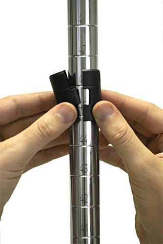 Omega 14" Deep x 60" Wide x 96" High 3 Tier Chrome Starter Shelving Unit