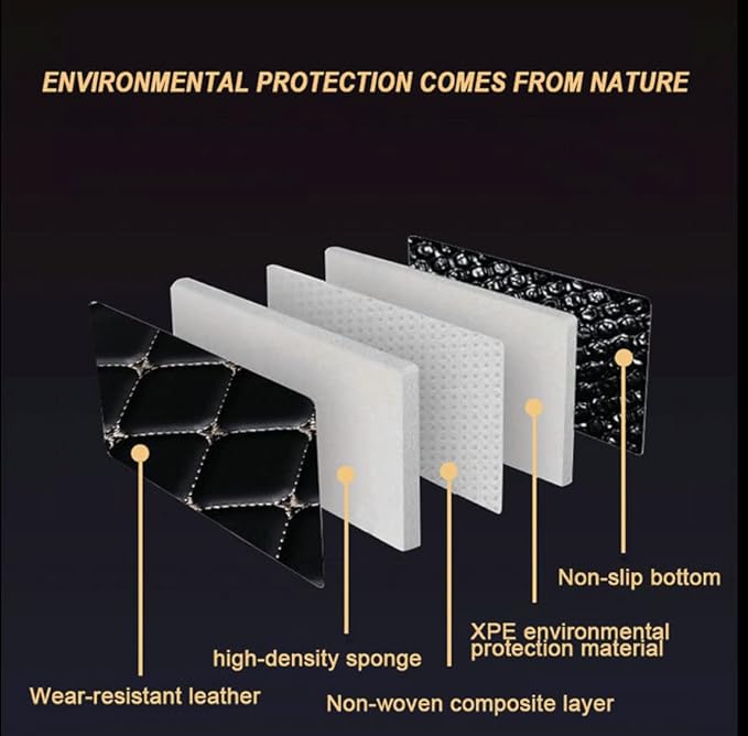 Car Floor Mats Automotive Floor Mats Vehicle Specific All Weather Protection Custom Compatible with Most of 98% Cars SUVs (Color Beige)