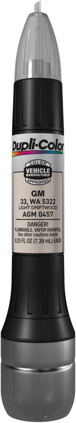 Dupli-Color AGM0457 Scratch Fix All-In-1 Exact-Match Automotive Touch-Up Paint – General Motors Light Driftwood – 0.25 oz. Paint Pen