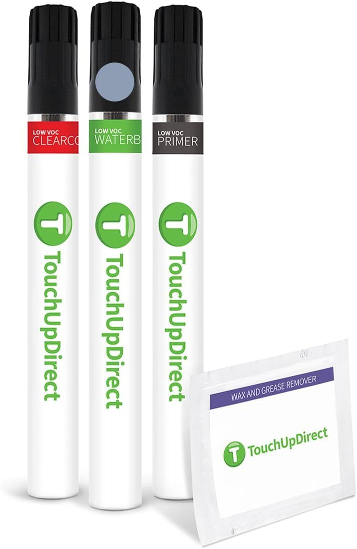 TouchUpDirect 1K5 Moon Dust Compatible with Toyota Exact Match Touch Up Paint Brush - Preferred Kit