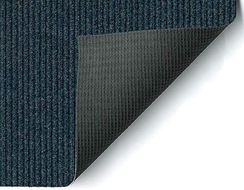 KOECKRITZ Heavy Duty Durable All Weather Indoor/Outdoor Non Slip Entrance Mat Rugs and Runners for Office Business Building Home Garage Front Door (3' x 8', Blue)