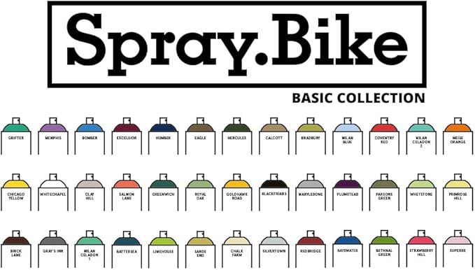 Spray.Bike Spray Paint | Designed Mainly for Bicycles | Multi-Use Acrylic Spray Paint for Metal, Plastic | High Coverage Bike Paint, 400ml, Hercules