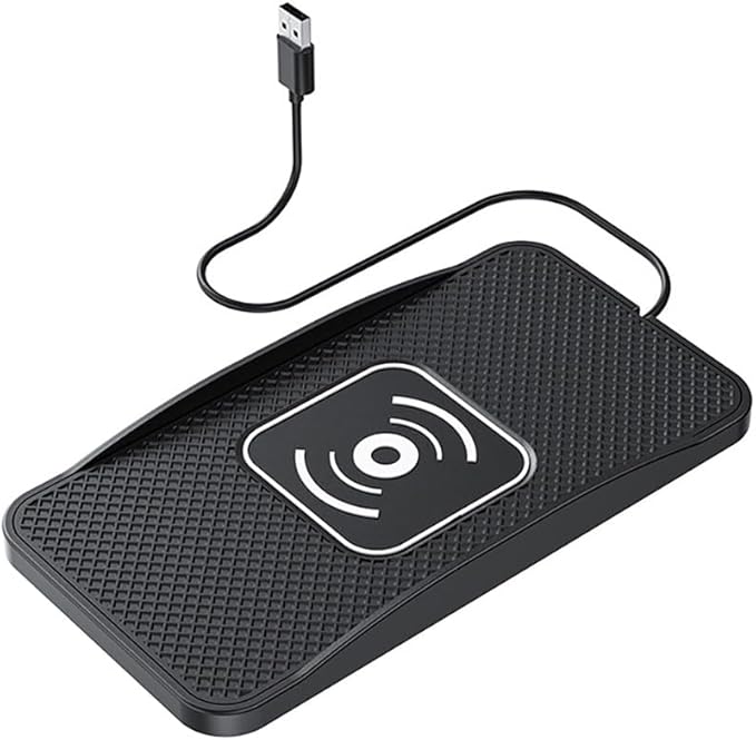Wireless Car Charger Pad for Kia K5 2021-2026, Type-C/USB 20W Car Wireless Charger Non-Slip Phone Charging Pad Car Accessories,B 30cm Cable USB Plug
