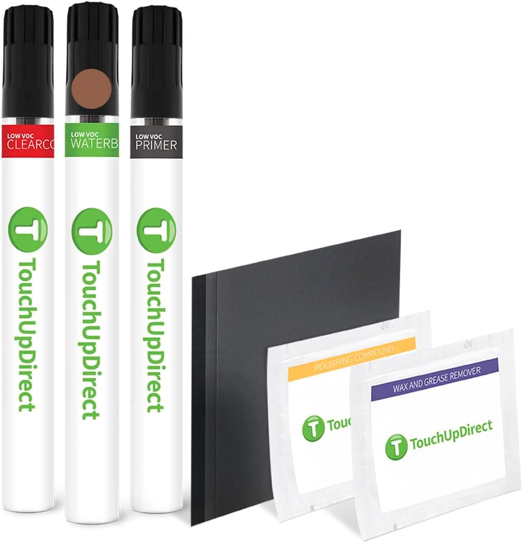 TouchUpDirect 4Y6 Bronze Age Compatible with Toyota Exact Match Touch Up Paint Brush - Platinum Kit