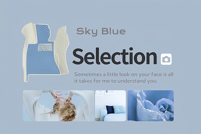 Customize Making Car Floor Mats for 99.99% Sedan SUV Pickup Truck Full Coverage Men Women Cute Leather Protection Pads Non-Slip Floor Liners (White+Business Coffee)