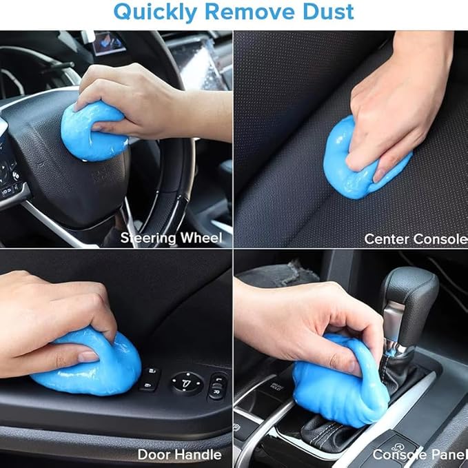 Car Cleaning Gel Compatible with Acura ZDX, 200g Detailing Putty for Auto Vents, Dashboard, Cup Holders - Reusable Multifunctional Dust Remover,200g*2