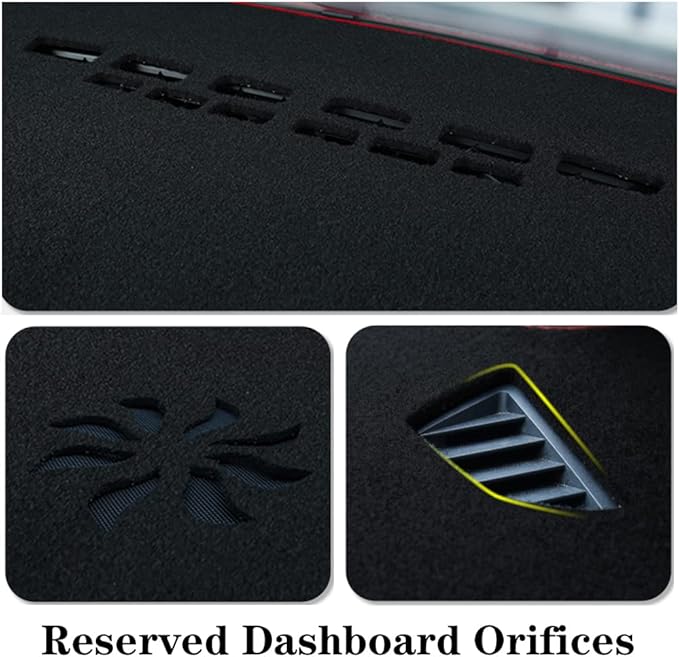 Dashboard Covers for Buick Encore 2017-2020,Polyester Dash Board Covers mat,Interior Dashboard Protecter Cover,Car Dash Covers Pads,Black