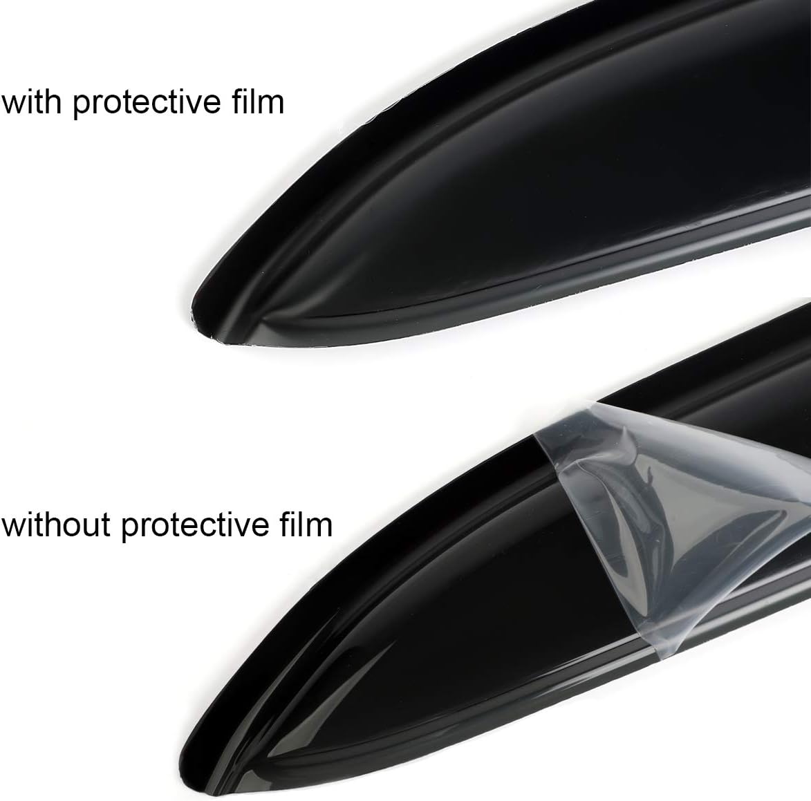 94194 Side Window Visor Wind Vent Deflector fit for 2010-2019 Ford Taurus,4pcs Nice Looking Outside Mount Style Shade Sun Rain Guards Set
