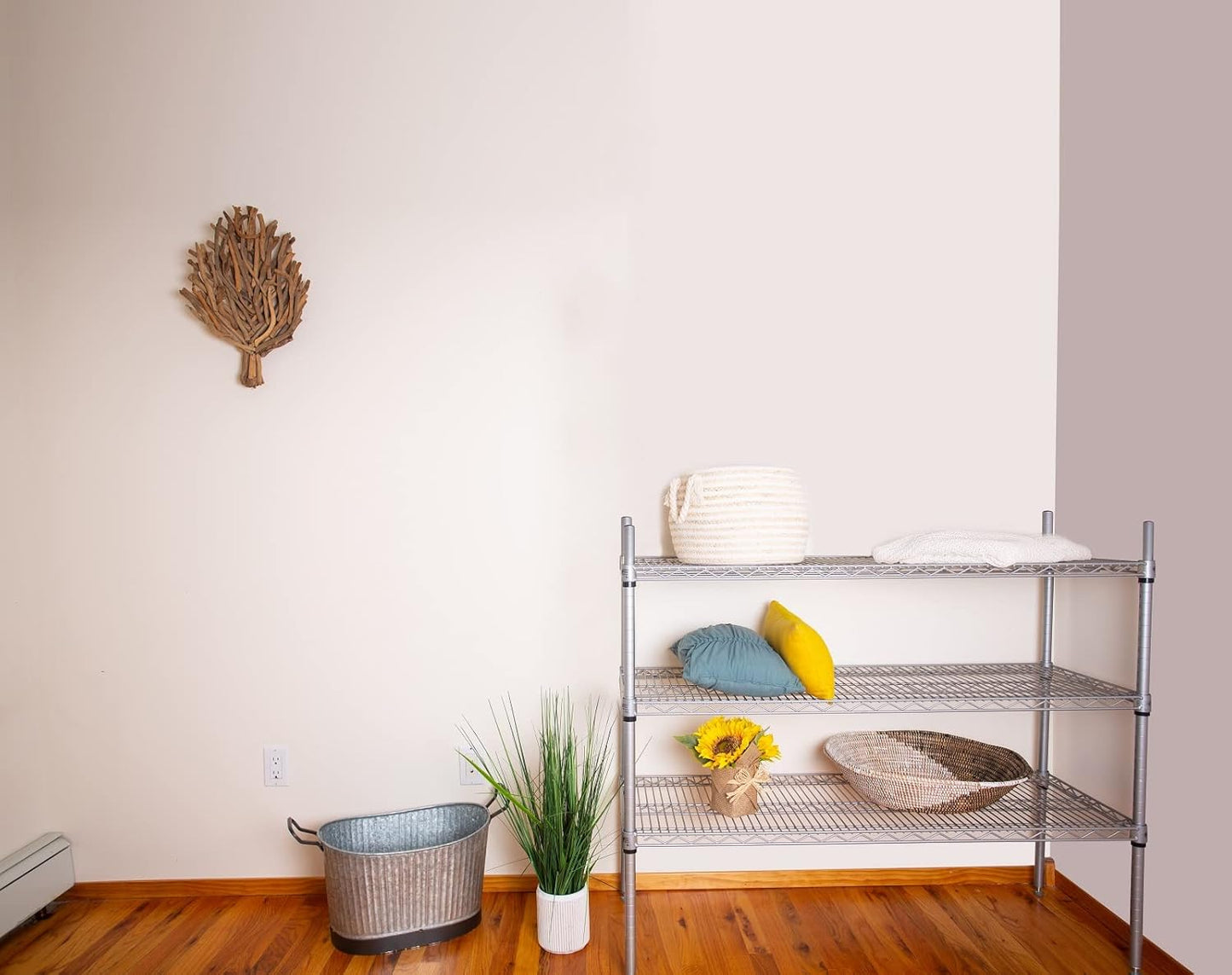 Omega 14" Deep x 42" Wide x 63" High 3 Tier Gray Starter Shelving Unit