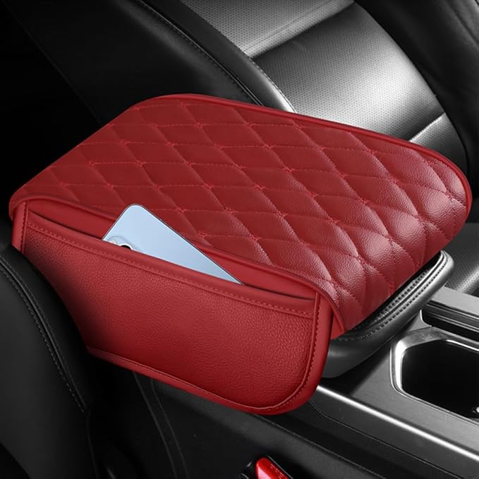 Universal Car Armrest Pad for Lexus RX|RX AL30 AL20 AL10 XU30 RX 450 350 200 270 Leather Armrest Box Center Console Cover Pad Waterproof Arm Rest Protector Decor Accessories,Blue01, normal