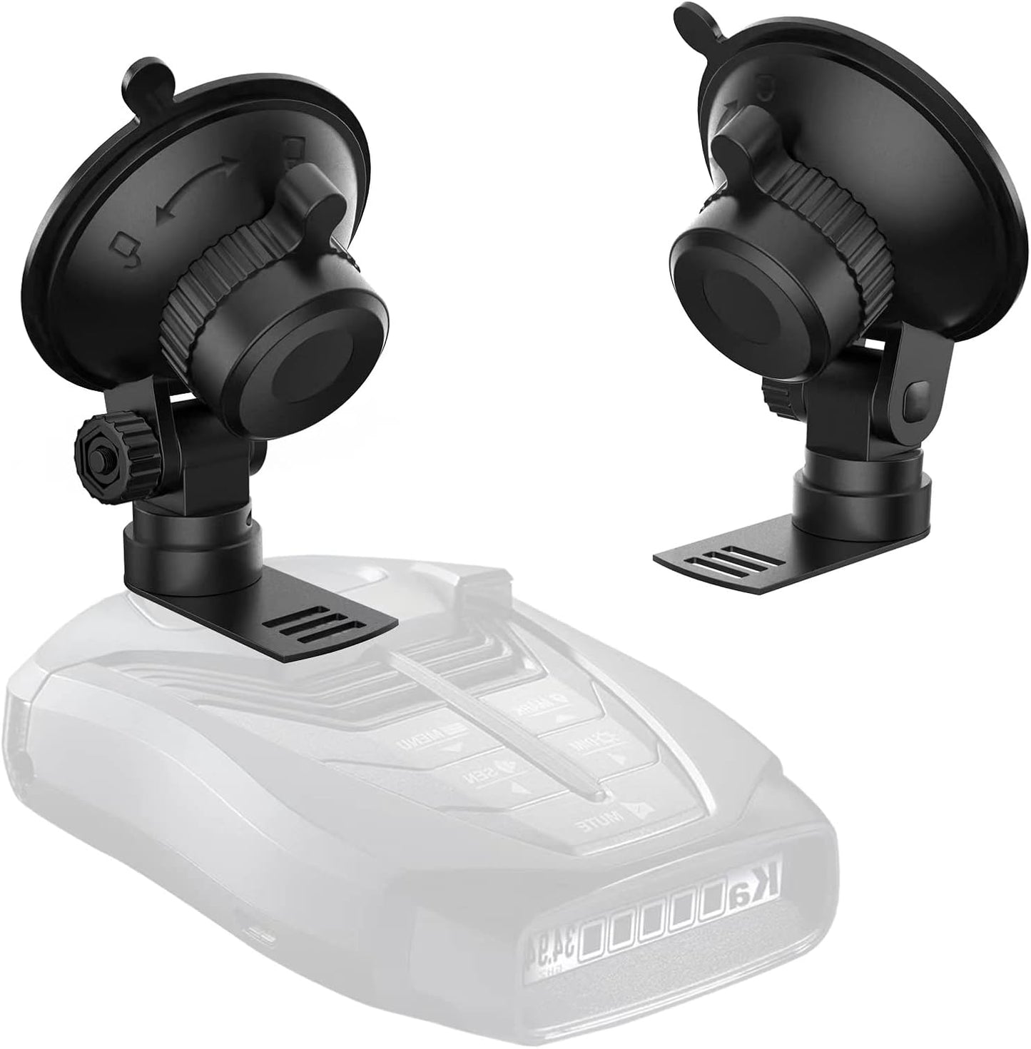 Radar Detector Mount,Car Radar Mounting Bracket Suction Cup Holder,Windshield and Dashboard Radar Detector Suction Mount,for Cobra Escort Beltronics,Easy to Install
