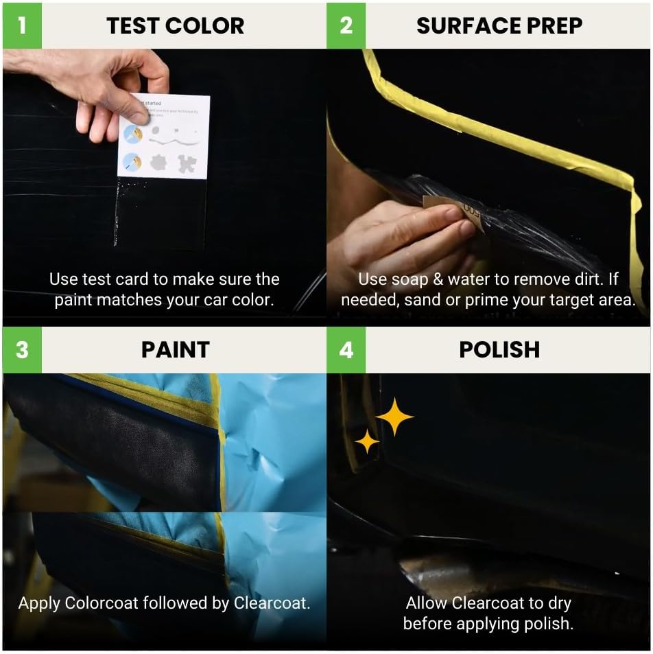 TouchUpDirect 089 Wind Chill Pearl Compatible with Toyota Exact Match Touch Up Paint Aerosol - Preferred Kit