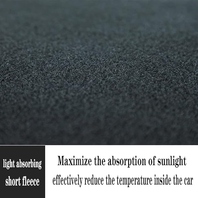 Dashboard Cover for 2014-2017 Buick Envision,Polyester Dash Covers mat,Car Dash Board Protecter Cover,Interior Dash Covers Pads,Black