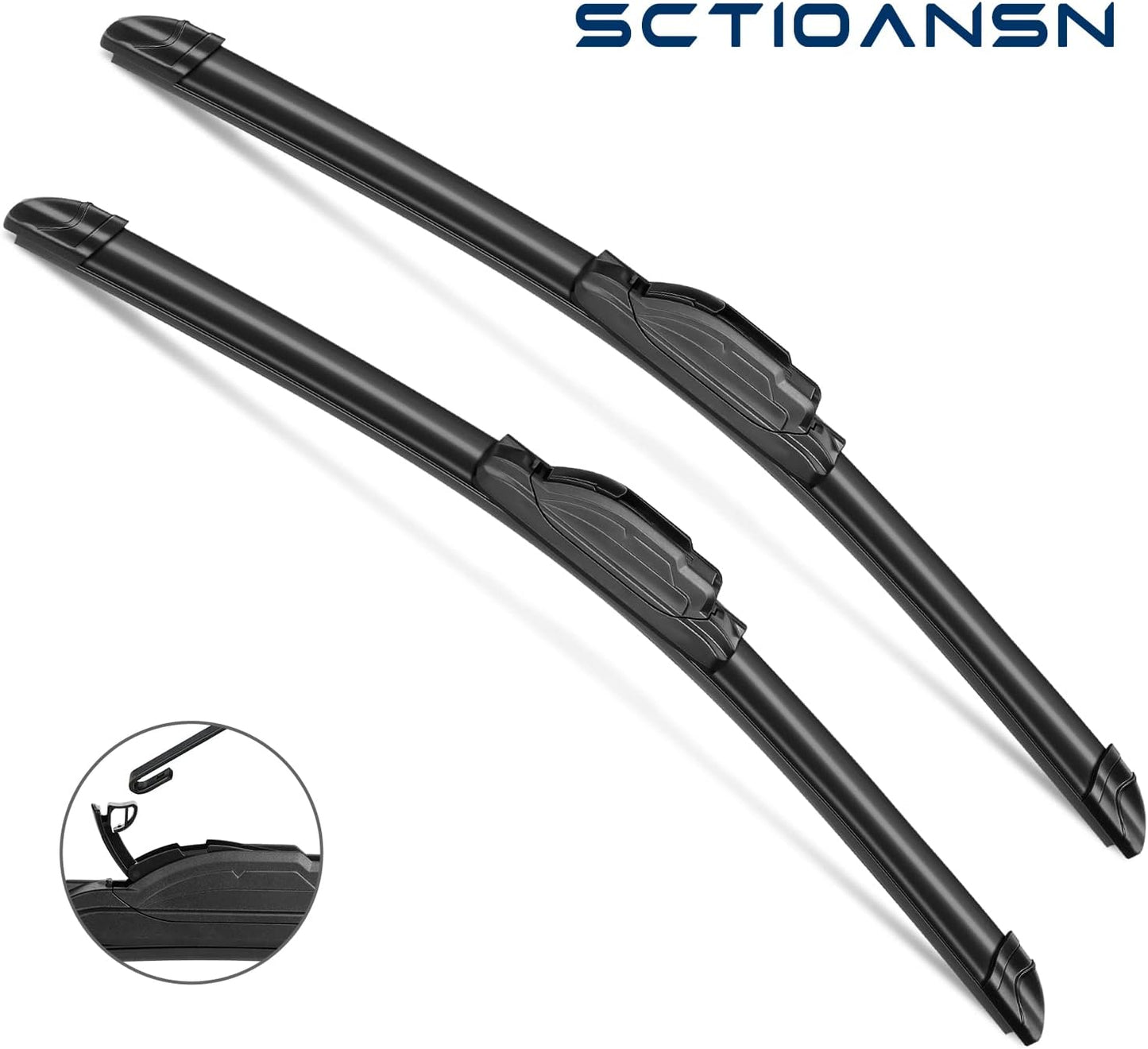 3 Wipers Set for Hummer H2 2003 2004 2005 2006 2007 2008 2009, Original Equipment Windshield Wiper Blades Front - 16"+16" with 10 Inch Rear Windshield Wiper Blade (Pack of 3) J- HOOK