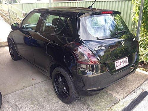VViViD Air-Tint Extra-Wide Headlight Taillight Vinyl Tint Wrap 16 Inch x 48 Inch Roll Including Yellow Detailer Squeegee & 2X Black Felt Edge Decals (Dark Black)