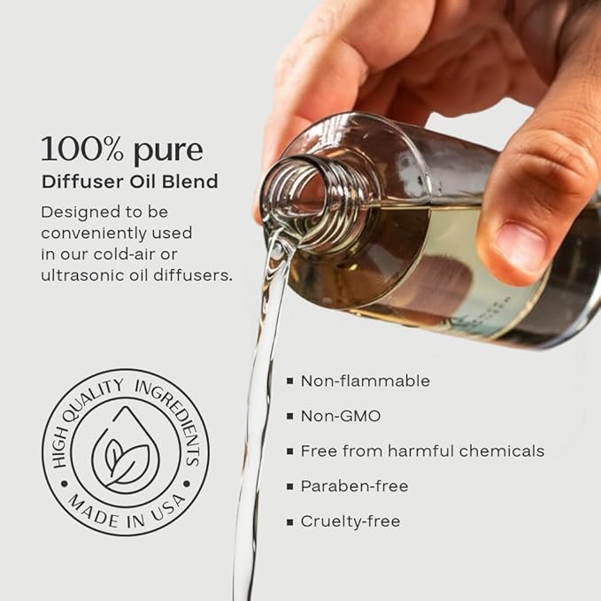 AromaPlan Hotel Scents Santal 2-Pack (16.9 Fl Oz/500ml Each) Home Luxury Aroma & Hotel Fragrance Diffuser Oil-Hotel Diffuser Oil for Aromatherapy-USA Made, Bigger Bottle, Bolder Aroma & Longer Lasting