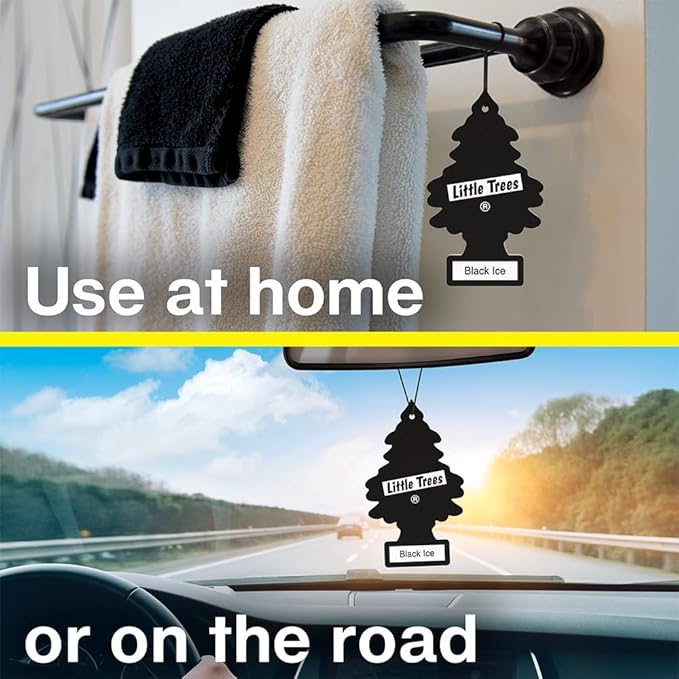 LITTLE TREES Car Air Freshener | Hanging Tree Provides Long Lasting Scent for Auto and Home | 24 Air Fresheners |Bubble Gum