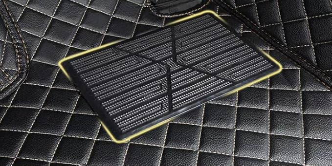 Custom Floor Mats for Cars fit 95% Sedan SUV Sports Car Full Coverage All Weather Men Women Pads Protection Non-Slip Leather Floor Liners (Red Black 2)