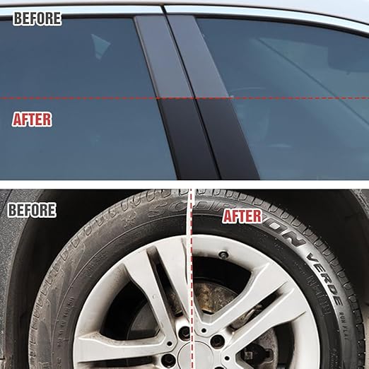 Generic Plastics Parts Crystal Coating, Car Trim Restorer with Sponge, Crystal Coating for Cars Interior or Exterior (1)