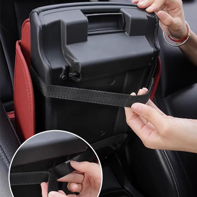 Car Armrest Pad for Ford Bronco Sport (CX430) 2021 2022 2023 2024 2025 2026 Leather Armrest Box Mat Center Console Cushion Pad Universal Armrest Seat Box Cover Protector,Beige