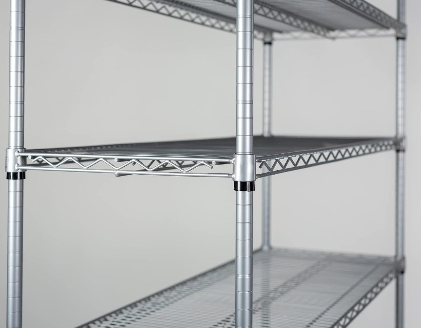 Omega 18" Deep x 48" Wide x 86" High 3 Tier Gray Starter Shelving Unit