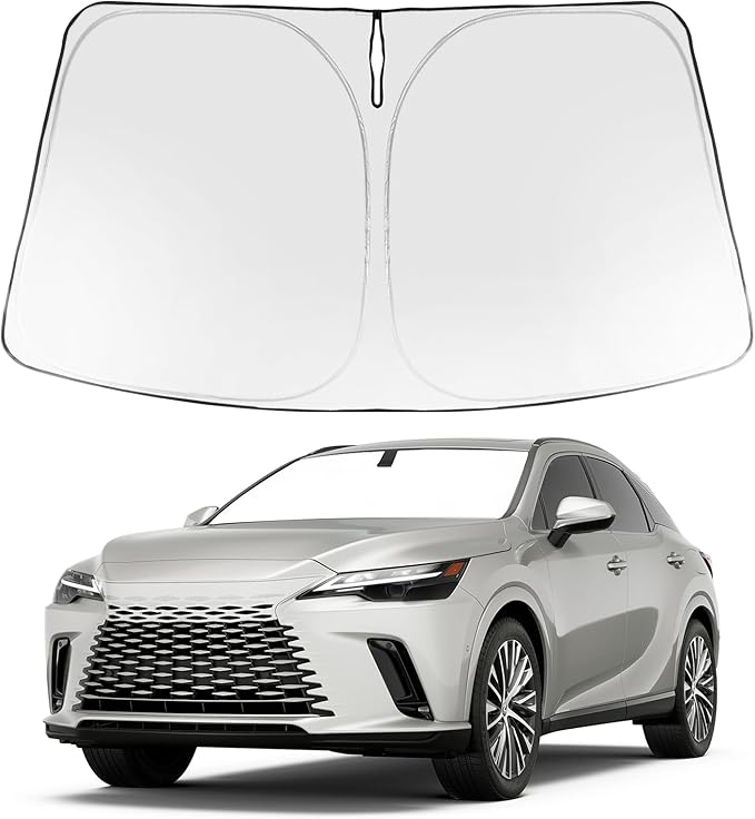 Proadsy Windshield Sun Shade for RX 2026 2025 2024 2023 Foldable Front Sunshade Protector Sun Visor Blocks UV Rays Keep Car Cooler Accessories