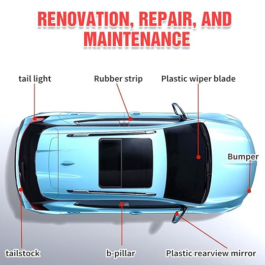 Generic Plastics Parts Crystal Coating, Car Trim Restorer with Sponge, Crystal Coating for Cars Interior or Exterior (1)