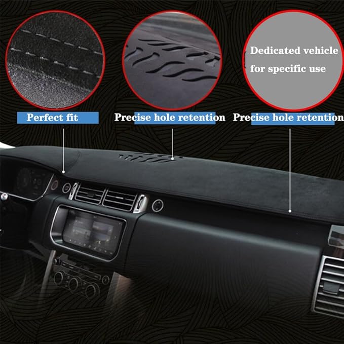 Dashboard Covers Mat for Jeep Compass 2009-2016,Printed Flannel Car Dash Board Cover,Dashboard Protecter Cover,Car Dashboard Cover Pad,Printed Flannel