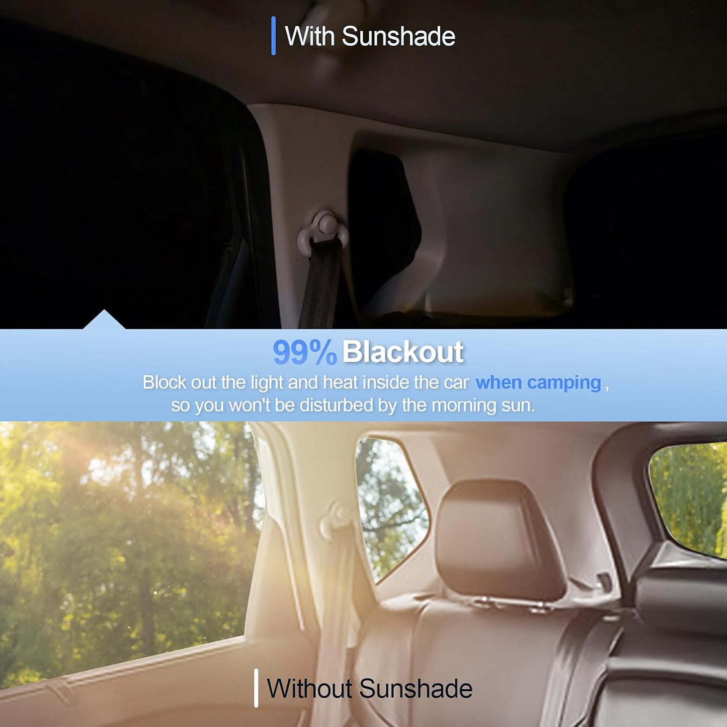 8pcs Car Window Shades for Nissan Rogue 2021-Present T Accessories,Windshield Side Rear Full Sunshade,Sun Visor UV Blocking, Privacy Protection and Blackout for Camping Outdoor(Not Rogue Sport)