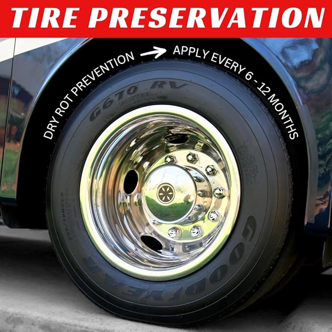 RENEW PROTECT - BLAK & SATN, Acrylic Ceramic-Hybrid Protectant, Enduring Tire & Trim Restorer, Low- High-Shine, Floor Mats- Golf Cart- and Motorcycle-Safe, Wash-Proof, 5 min Dry-Seal 6.8oz, BLAK+SATN