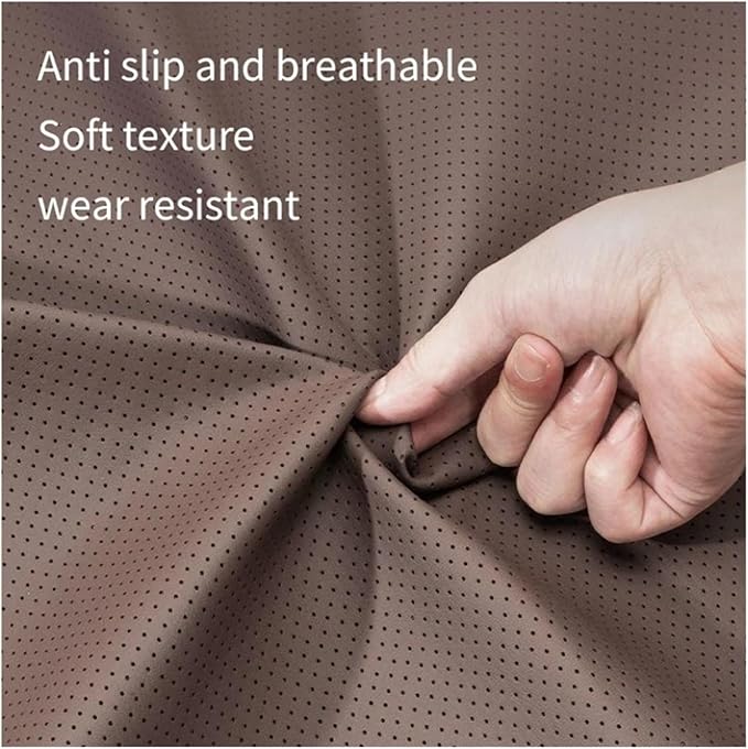 1/2PCS PU Leather Car Neck Pillow & Lumbar Support Cushion, Breathable Universal Seat Headrest Waist Pad, Soft Support Cushion for Daily Driving and Travel(C Style headrest)