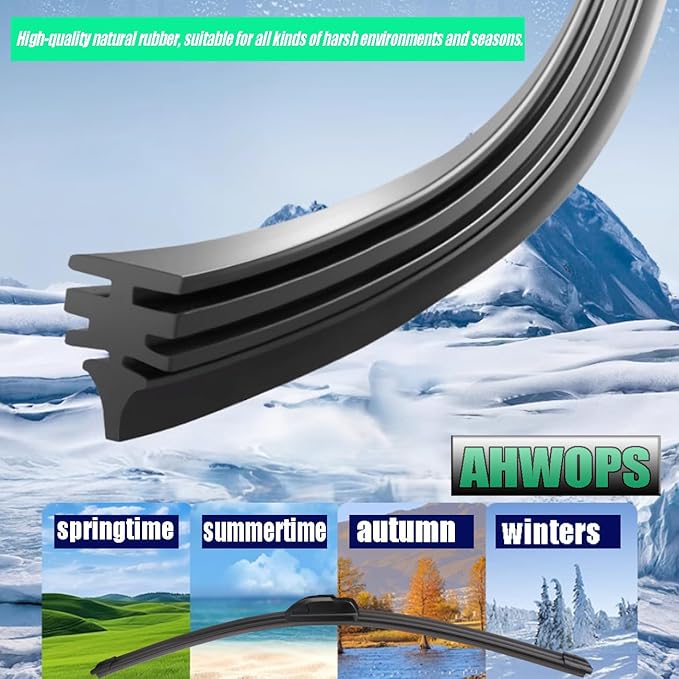 3 Wiper Front and Rear Wiper Blades for 2008-2012 Jeep Liberty, OE Original Style (19″/19″ Front/14″ Rear) For My Car
