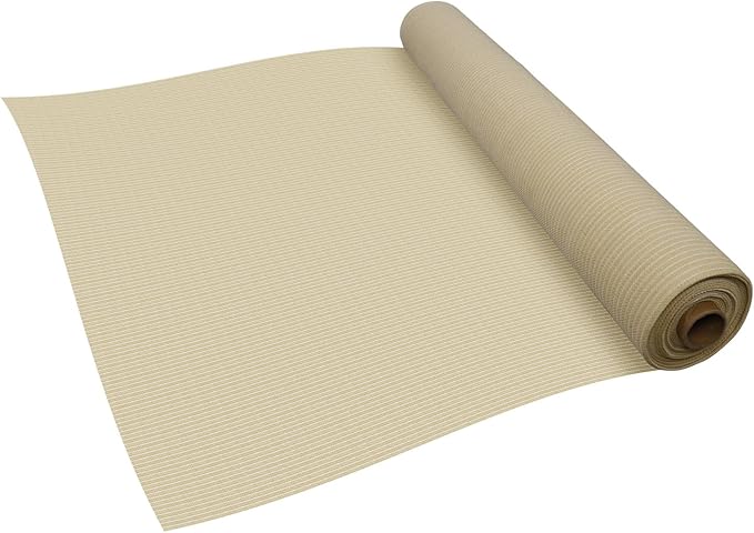 TANG Sun Shade Fabric Roll 8'x112' Shade Cloth for Garden Beige HDPE Mesh Shading Pergola Cover Replacement Canopy, 95% Blockage Sunshades for Outdoor Patio Backyard Plant