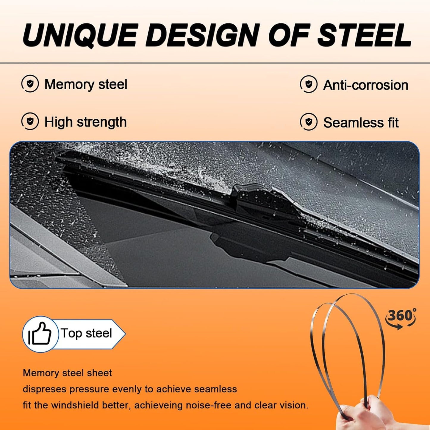 HULADAED® 28'' 18'' 12'' Windshield Wipers Replacement for Nissan Rogue Sport 2022 2021 2020 2019 2018 2017,Silicone Front Rear Wiper blades for MY Car-All Weather & Quiet(3 PACK)