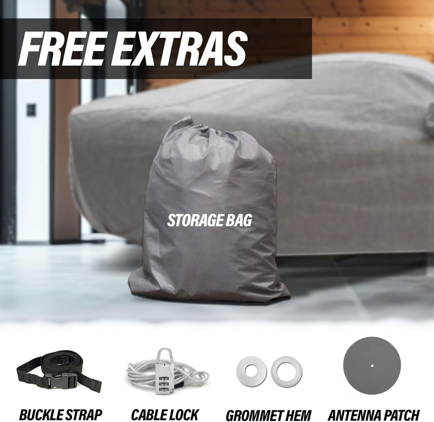 Supreme Full Car Cover – Semi Custom Fit | Dustproof, Windproof, UV Protection, Breathable & Durable All-Weather Protection | Fits Volkswagen Eurovan 2001-2003 Standard Passenger Van 3-Door