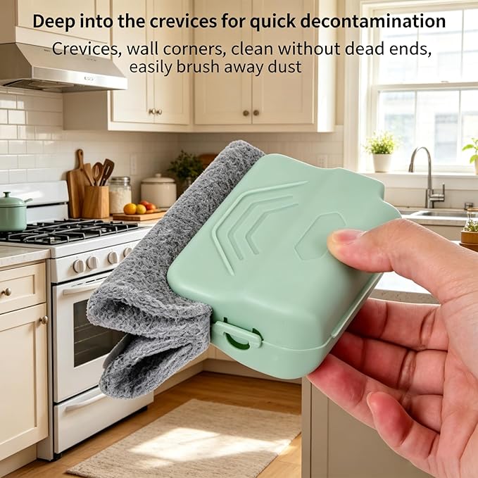 2026 New Magic Window Track Cleaner, Window Groove Cleaning Brush Tools Set, for Cleaning Tile Grout, Louver Blades, Car Air Conditioning Vents, and Narrow Gaps (3pcs Pink)