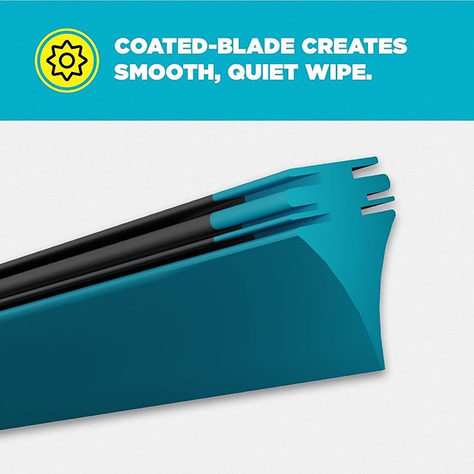 Invisible Glass CSB22 Ceramic Silicone 22" Premium All-Season Windshield Wiper Blade – Automotive Replacement Beam Blade with HydroGuard Water Repellent Coating for Quiet, Streak-Free Performance