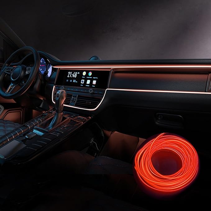 Car Interior Lights for Mercedes-Benz GL X166 LED Car Interior Atmosphere Lamp Car Ambient Lighting Kits,Red