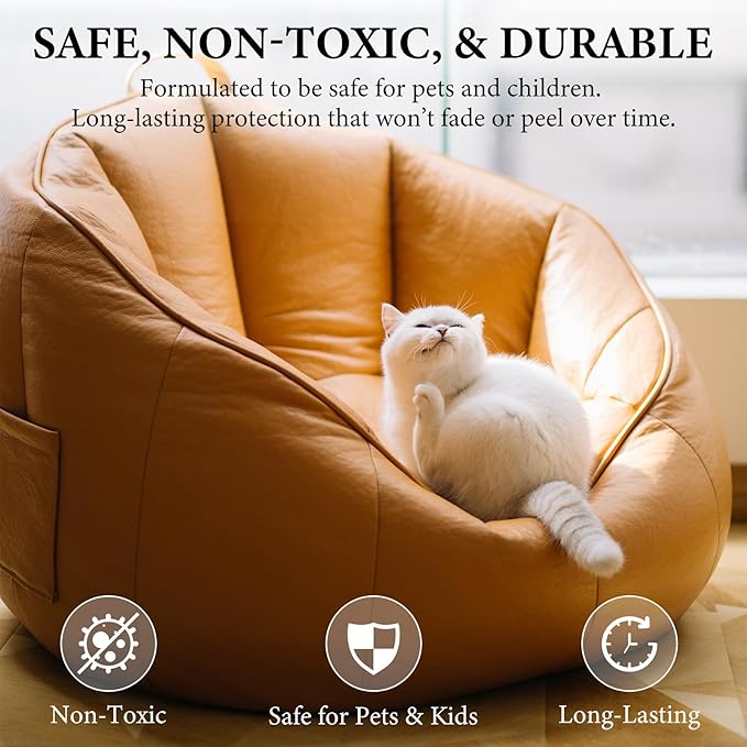 Leather Recoloring Balm Leather Color Restorer Scratch Repair Leather Paint for Furniture Couches Car Seats Shoes Bags Leather Dye and Scratched Leather with Leather Conditioner - Beige