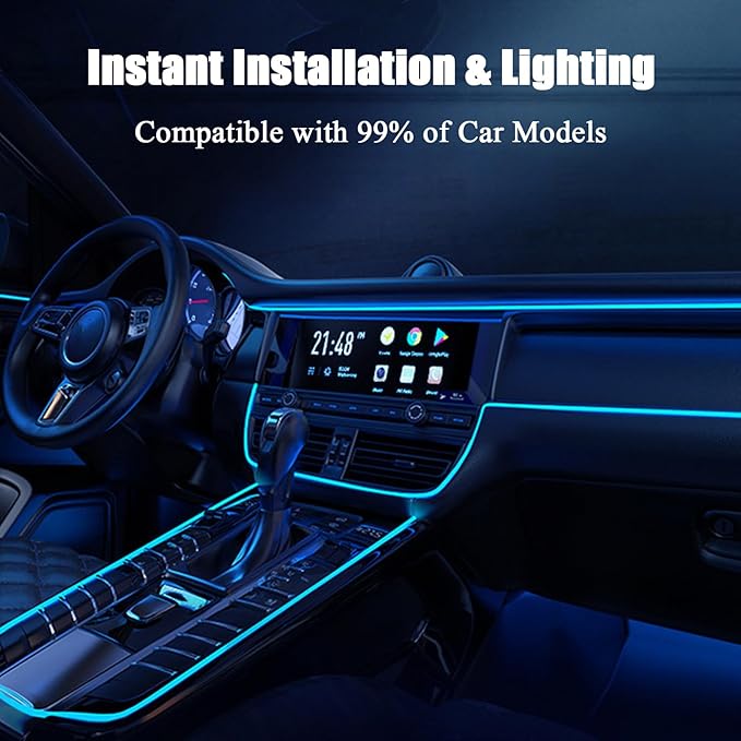 Car Interior Lights for Mercedes-Benz EQT EQV E420 V447 LED Car Interior Atmosphere Lamp Car Ambient Lighting Kits,Green