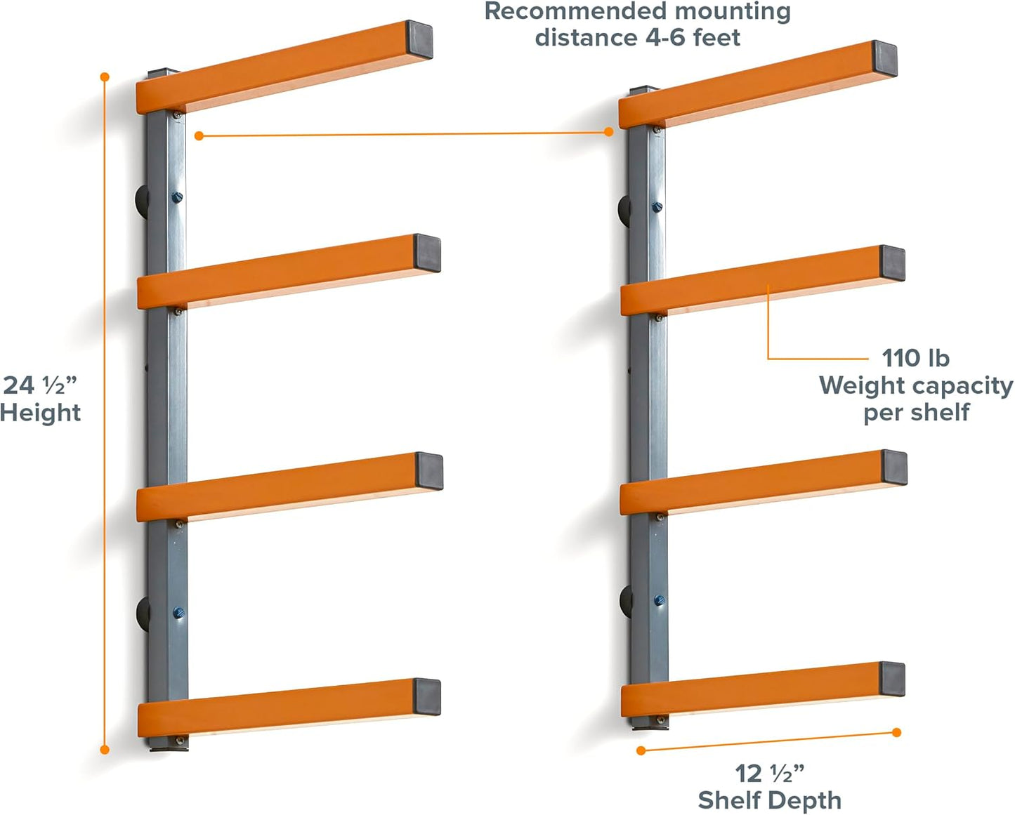 Bora Portamate Bora Wood Storage Rack