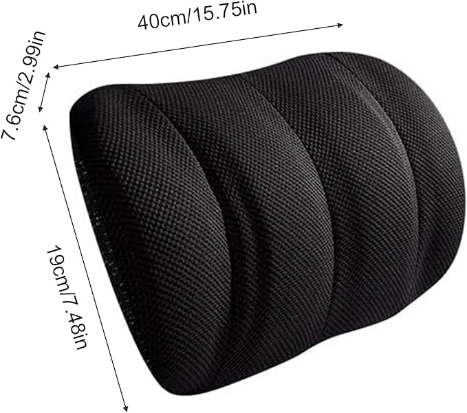 1 Piece Automotive Seat Lumbar Support Pillow for Buick Encore GX 2020-2024 2025 2026, Driving Lower Back Cushion Ergonomic Orthopedic Posture Rest