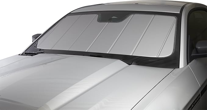 Covercraft UVS100 Custom Windshield Sunscreen for 2020-2026 Mercedes-Benz GLE SUV & GLS SUV (Does Not Fit Coupe Models) - Silver