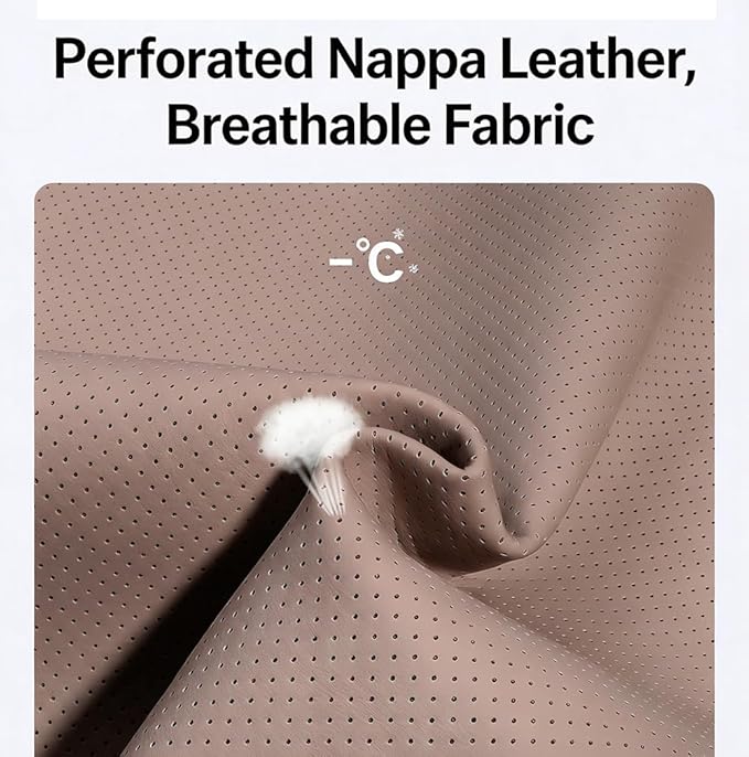Car Neck Pillow & Lumbar Support for MINI F56 2022-2024 Ergonomic Breathable Mesh Auto Seat Back Cushion Headrest,Black-Neck Pillow