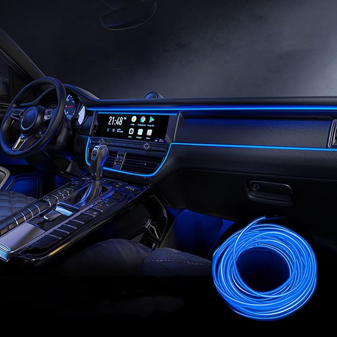 Car Interior Lights for Mercedes-Benz EQT EQV E420 V447 LED Car Interior Atmosphere Lamp Car Ambient Lighting Kits,Blue