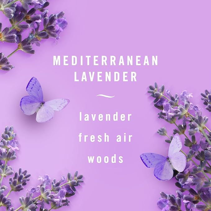 Febreze Odor-Fighting Fade Defy PLUG Air Freshener Refill, Mediterranean Lavender, (2) .87 fl. oz. Oil Refills